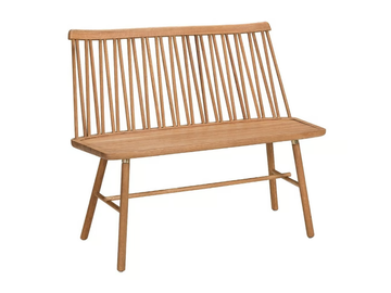 ZIGZAG 660 - Oak bench with back by Hans K - view 2